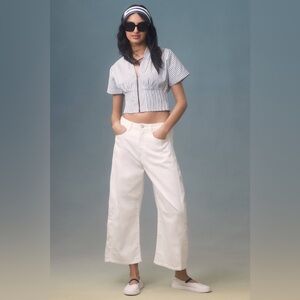 ▪️The Kenna Mid-Rise Heritage Barrel Jeans by Pilcro‎